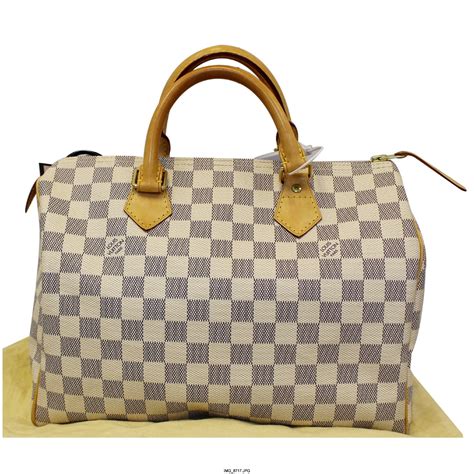 louis vuitton speedy damier azur fake|authentic louis Vuitton Speedy 30.